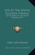 Life at the White Sulphur Springs: Or Pictures of a Pleasant Summer (1857) di Mary Jane Windle edito da Kessinger Publishing