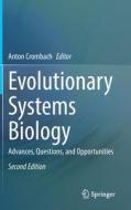 Evolutionary Systems Biology edito da Springer International Publishing