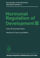 Hormonal Regulation of Development III edito da Springer Berlin Heidelberg