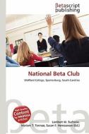 National Beta Club edito da Betascript Publishing