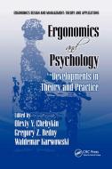 Ergonomics and Psychology edito da Taylor & Francis Ltd