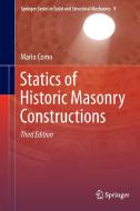 Statics of Historic Masonry Constructions di Mario Como edito da Springer-Verlag GmbH