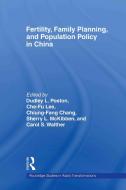 Fertility, Family Planning and Population Policy in China edito da Taylor & Francis Ltd