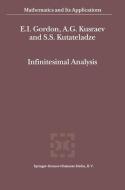 Infinitesimal Analysis di E. I. Gordon, A. G. Kusraev, Semën Samsonovich Kutateladze edito da Springer Netherlands