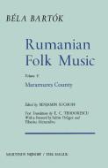 Rumanian Folk Music: Maramure? County di Bela Bartok edito da SPRINGER NATURE