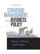 Strategic Management And Business Policy di Tom L. Wheelen, David L. Hunger edito da Pearson Education (us)
