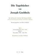 Dezember 1940 - Juli 1941 di Joseph Goebbels edito da K.g. Saur Verlag