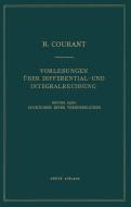 Vorlesungen Über Differential- und Integralrechnung di Richard Courant edito da Springer Berlin Heidelberg