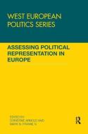 Assessing Political Representation in Europe edito da Taylor & Francis Ltd