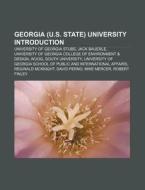 Georgia U.s. State University Introduc di Books Llc edito da Books LLC, Wiki Series