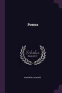 Poems di John Rollin Ridge edito da CHIZINE PUBN
