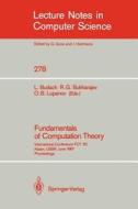 Fundamentals of Computation Theory edito da Springer Berlin Heidelberg