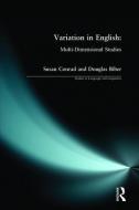 Variation in English di Douglas Biber, Susan Conrad edito da Taylor & Francis Ltd