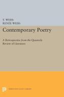 Contemporary Poetry edito da Princeton University Press