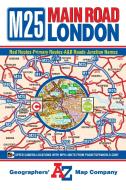M25 Main Road Map Of London di Geographers' A-Z Map Company edito da Geographers' A-z Map Co Ltd