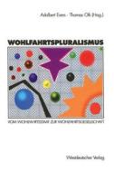 Wohlfahrtspluralismus edito da VS Verlag für Sozialwissenschaften