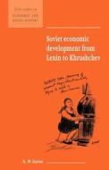 Soviet Economic Development from Lenin to Khrushchev di Robert William Davies, R. W. Davies edito da Cambridge University Press