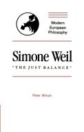 Simone Weil di Peter Winch edito da Cambridge University Press