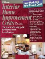 Interior Home Improvement Costs: The Isaccd Monograph Series di Rsmeans edito da R S MEANS CO INC