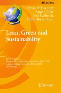 Lean, Green and Sustainability edito da Springer International Publishing