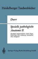 Spezielle pathologische Anatomie II di Wilhelm Doerr edito da Springer Berlin Heidelberg