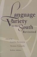 Language Variety in the South Revisited edito da The University of Alabama Press