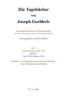 April 1934 - Februar 1936 di Joseph Goebbels edito da de Gruyter