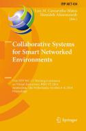 Collaborative Systems for Smart Networked Environments edito da Springer-Verlag GmbH