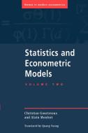 Statistics and Econometric Models di Gourieroux edito da Cambridge University Press