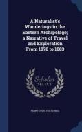 A Naturalist's Wanderings In The Eastern Archipelago; A Narrative Of Travel And Exploration From 1878 To 1883 di Henry O 1851-1932 Forbes edito da Sagwan Press