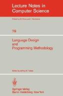 Language Design and Programming Methodology edito da Springer Berlin Heidelberg
