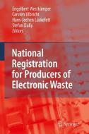National Registration For Producers Of Electronic Waste edito da Springer-verlag Berlin And Heidelberg Gmbh & Co. Kg