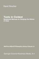 Texts in Context di David Boucher edito da Springer Netherlands