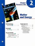 Holt Chemistry Chapter 2 Resource File: Matter and Energy edito da Holt McDougal