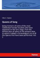 Queens of Song di Ellen C. Clayton edito da hansebooks
