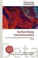 Sanford-Wang Parameterisation edito da Betascript Publishing