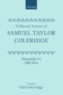 Letters: Volume 6 di Coleridge, Samuel Taylor Coleridge edito da OXFORD UNIV PR