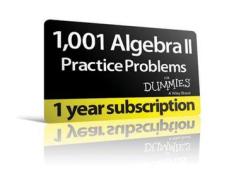 1001 Algebra II Practice Problems for Dummies di Mary Jane Sterling edito da For Dummies