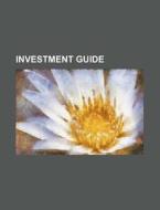 Investment Guide di Books Group edito da Rarebooksclub.com