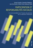 Participation et responsabilités sociales edito da Lang, Peter