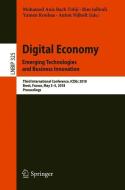 Digital Economy. Emerging Technologies and Business Innovation edito da Springer-Verlag GmbH