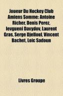 Joueur Du Hockey Club Amiens Somme: Anto di Livres Groupe edito da Books LLC, Wiki Series
