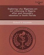 This Is Not Available 027393 di Richard U. Anyamele edito da Proquest, Umi Dissertation Publishing
