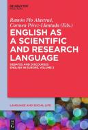 English as a Scientific and Research Language edito da De Gruyter Mouton