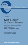 Kant's Theory of Natural Science di Peter Plaass edito da Springer Netherlands