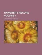 University Record Volume 19 di University Florida edito da Rarebooksclub.com