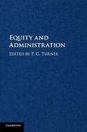 Equity and Administration edito da Cambridge University Press