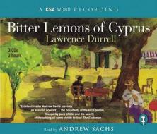 Bitter Lemons of Cyprus di Lawrence Durrell edito da CSA Word