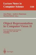 Object Representation in Computer Vision II edito da Springer Berlin Heidelberg