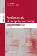 Fundamentals of Computation Theory edito da Springer Berlin Heidelberg